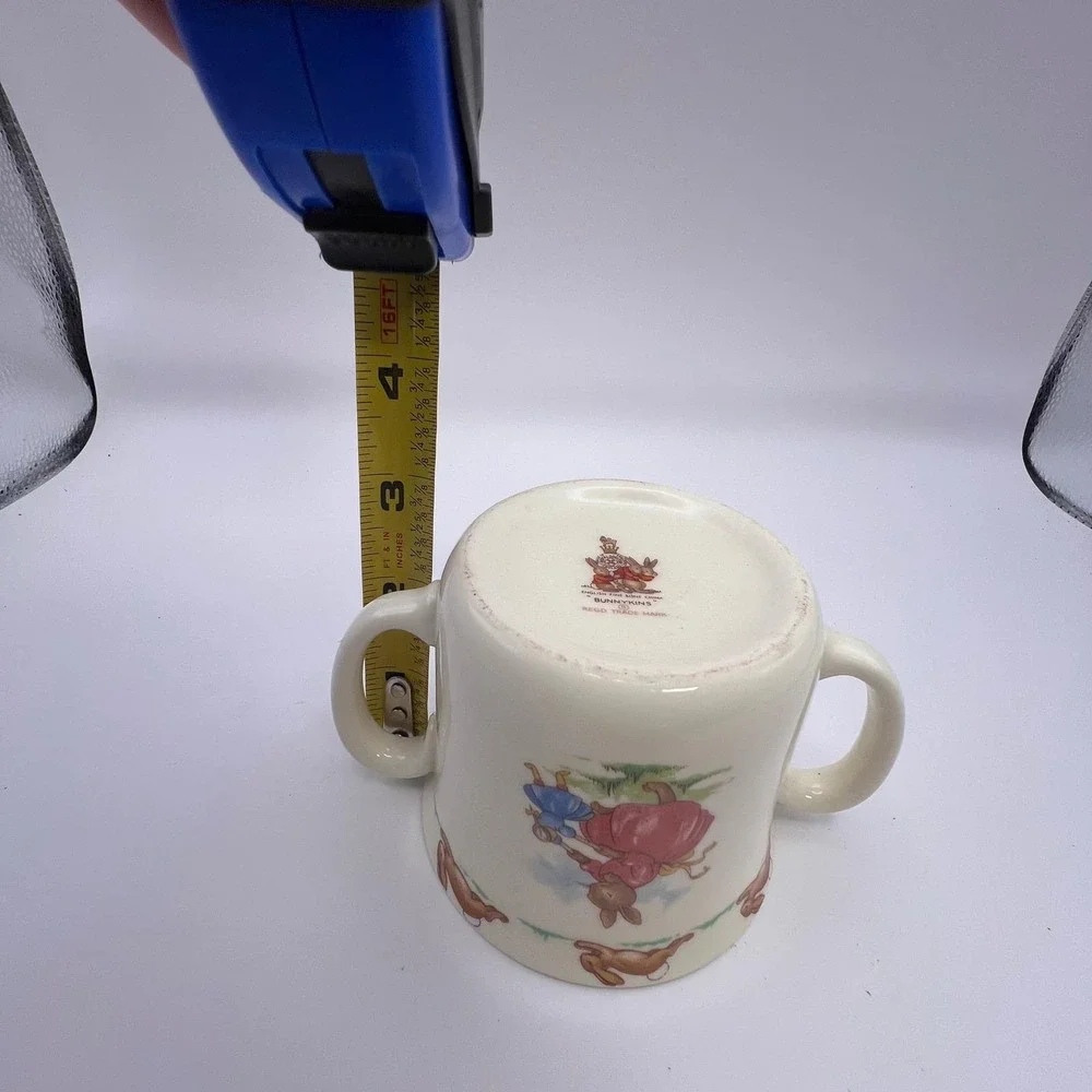 Royal Doulton Bunnykins 7 Pc‎ Lot Plates Cups Mug Coin Bank Vintage